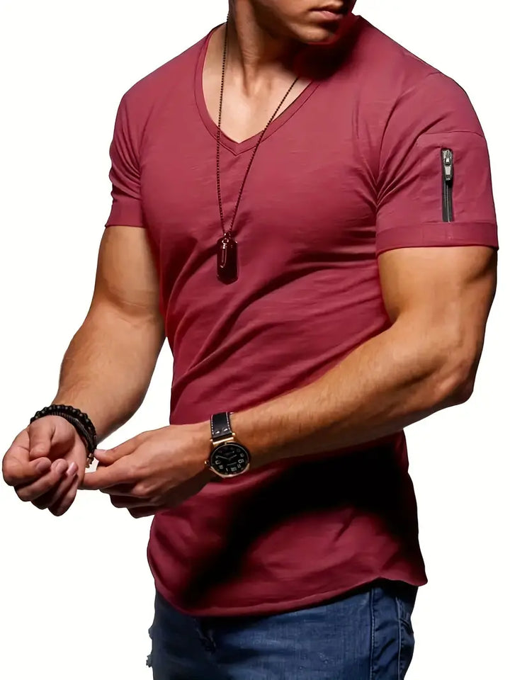 Lune London | Casual T-Shirt with V-Neck for Men