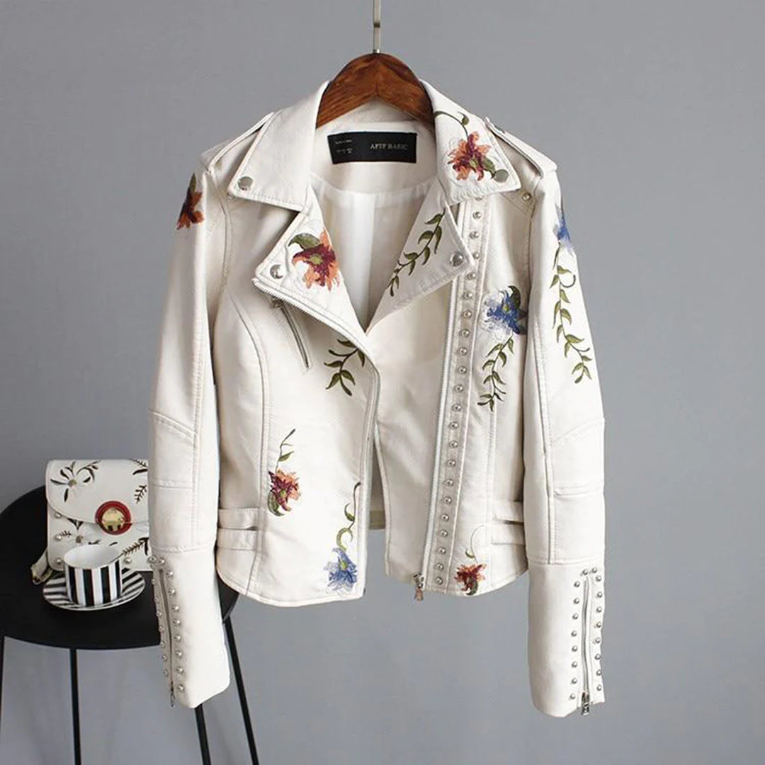 Amarae | Women's jacket with floral pattern