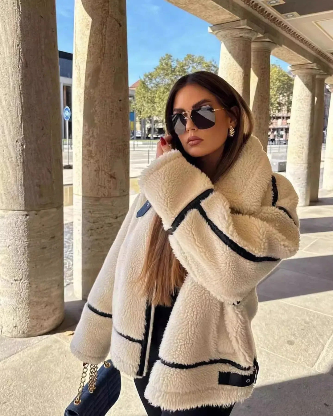 Amarae | Soft, Warm Teddy Jacket