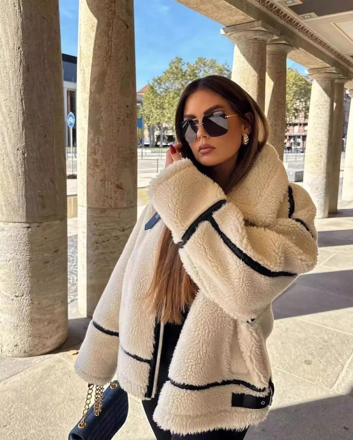 Amarae | Soft, Warm Teddy Jacket