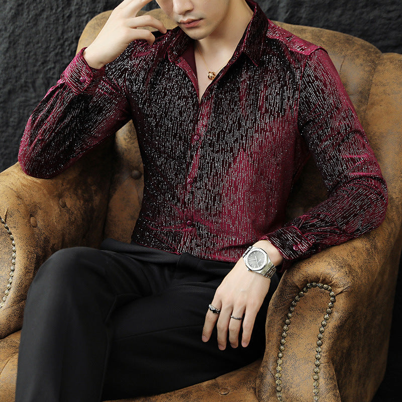 Lune London | Shiny Men's Shirt in Slim Fit