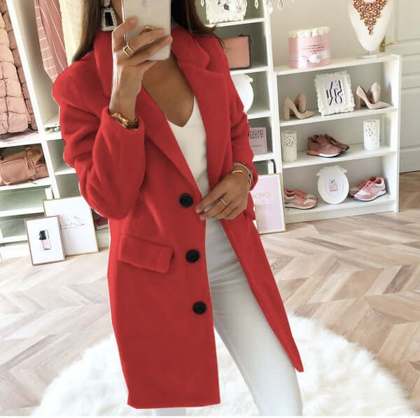 Lune London | Women's Double-Breasted Wool Coat