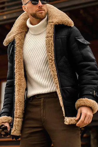 Amarae | Camel Elegant Leather Jacket and Volatile for Men