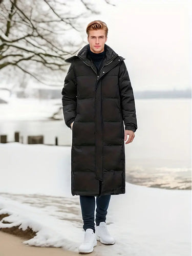 Amarae | Warm Long Quilted Winter Jacket for Men