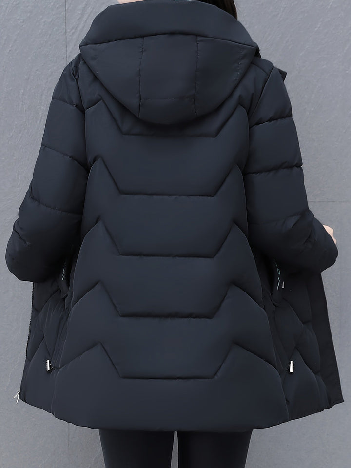 Amarae | Long Casual Women's Down Jacket with Hood