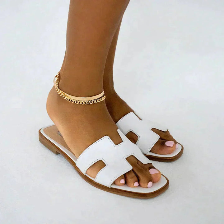 Drune | Luxurious Flat Women's Slippers