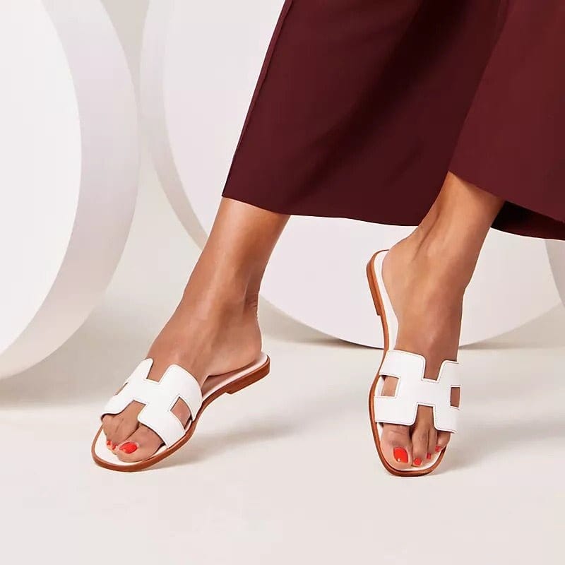 Drune | Luxurious Flat Women's Slippers