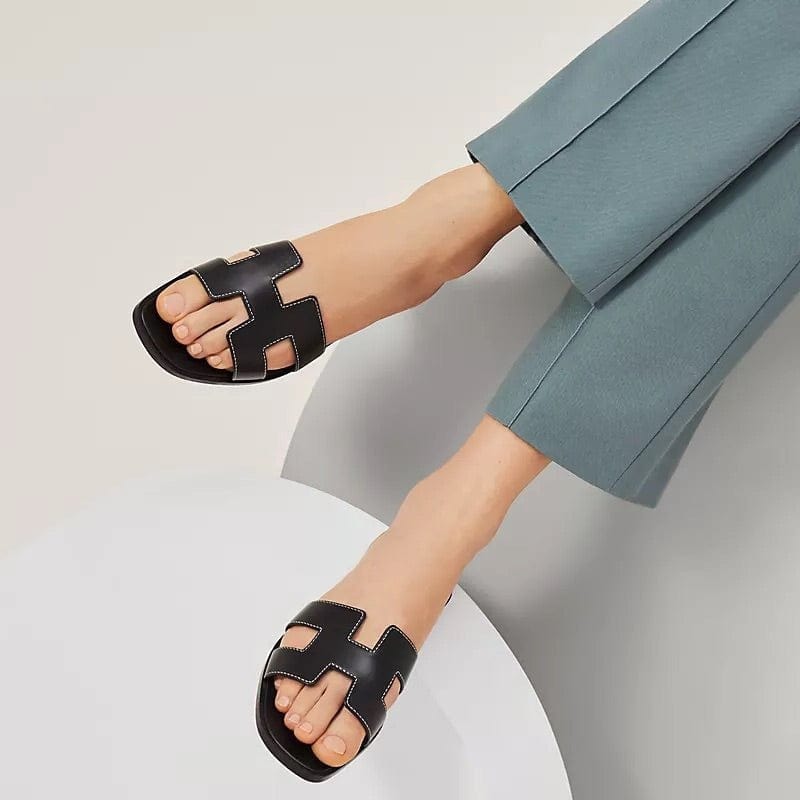 Drune | Luxurious Flat Women's Slippers