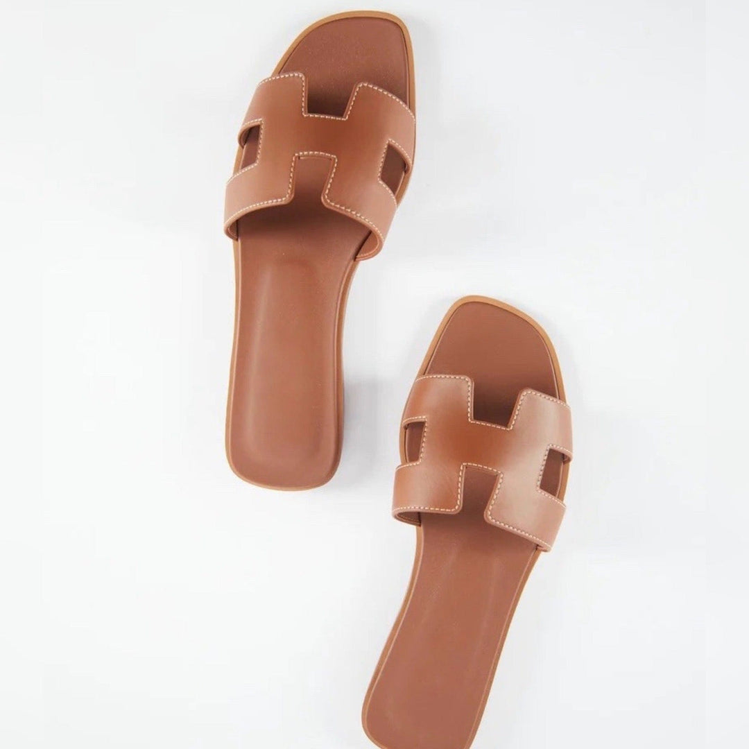 Drune | Luxurious Flat Women's Slippers