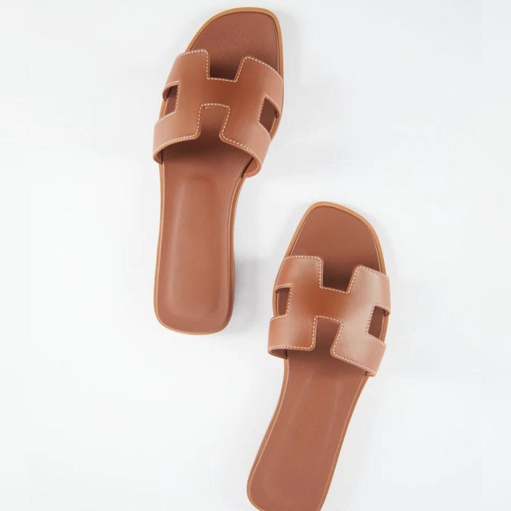 Drune | Luxurious Flat Women's Slippers