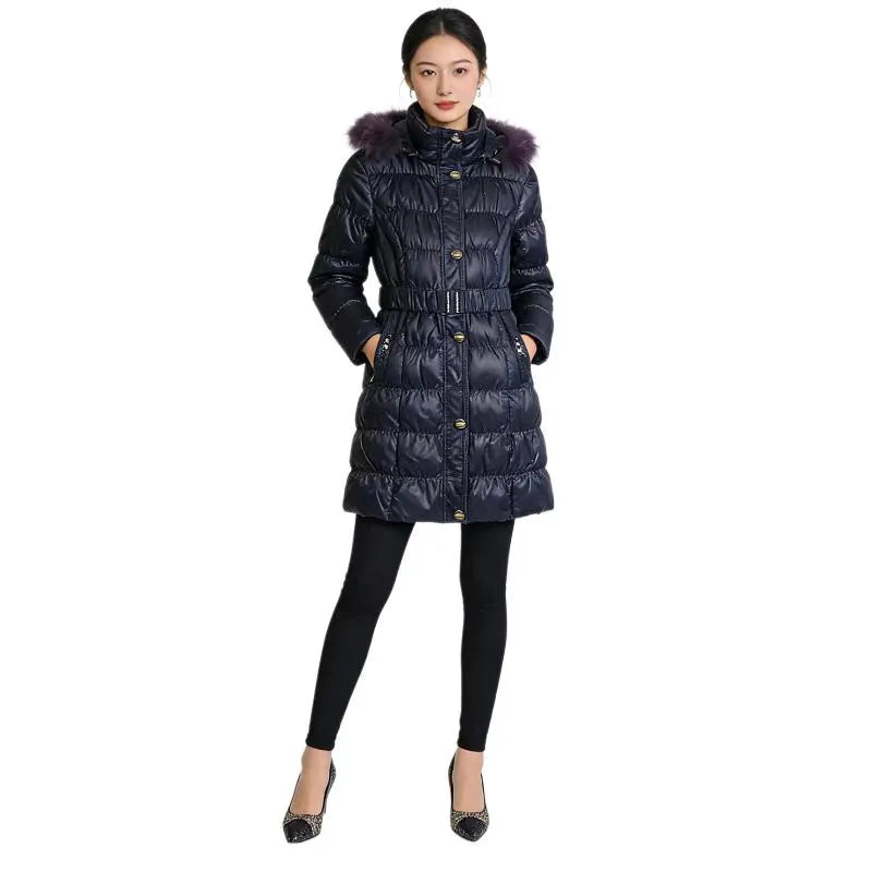 Lune London | Warm, Shiny Jacket with Hood