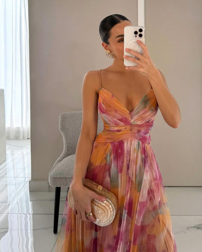Amarae | Elegant Maxi Dress In Beautiful Floral Pattern