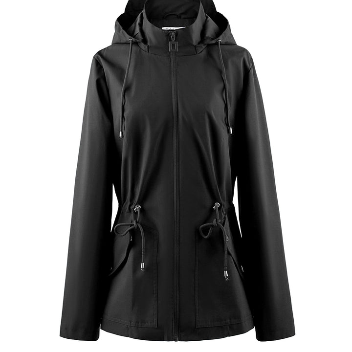 Lune London | Waterproof fitted spring and autumn coat with hood