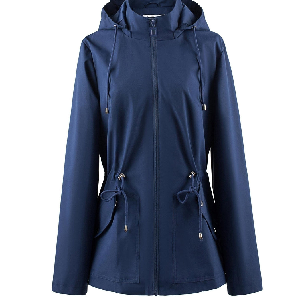Lune London | Waterproof fitted spring and autumn coat with hood