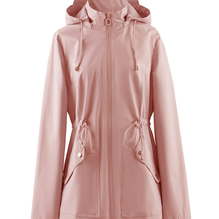 Lune London | Waterproof fitted spring and autumn coat with hood