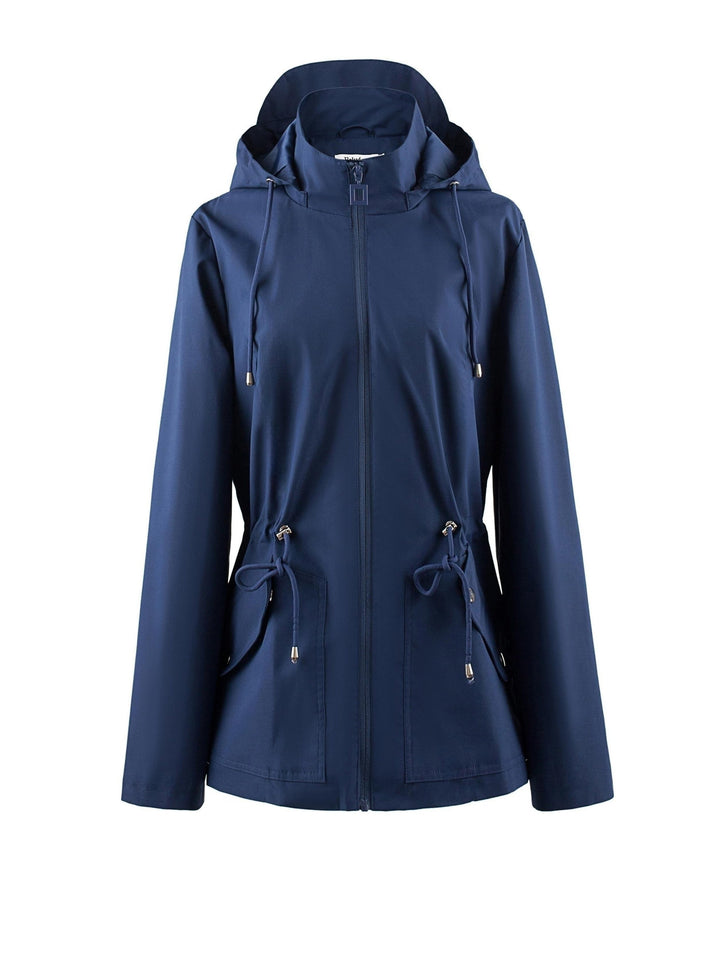 Lune London | Waterproof fitted spring and autumn coat with hood