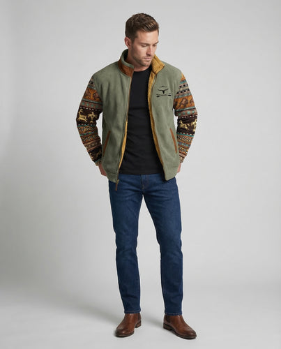 Men’sMerino Fleece Jacket for Outdoor Warmth & Comfort | Amarae