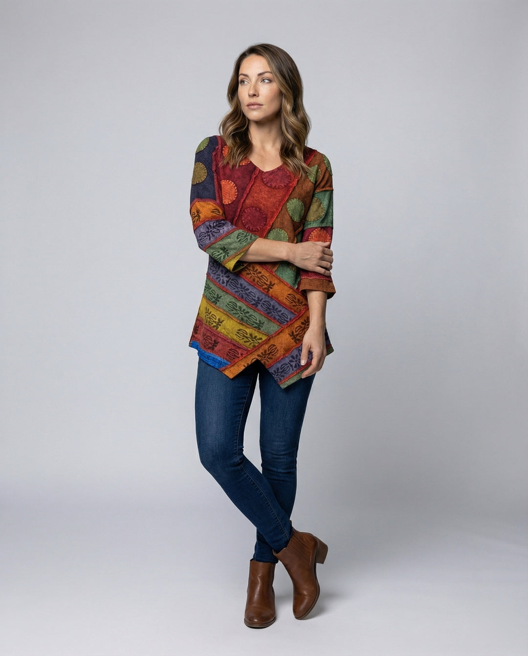Lune London | Vintage Top with V-Neck