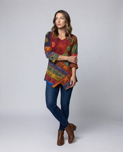 Amarae | Vintage Top with V-Neck