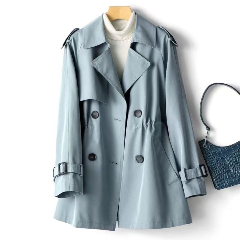 Amarae | Classic Double-Breasted Trench Coat - Versatile Urban Style
