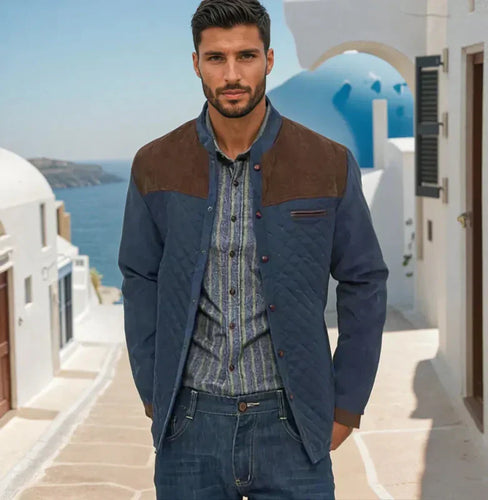 Amarae | Quilted jacket in patchwork design - Elegant everyday style for spring and autumn