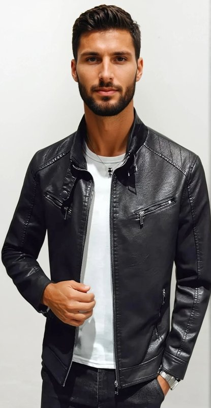 Amarae | Modern leather jacket for leisure and outings
