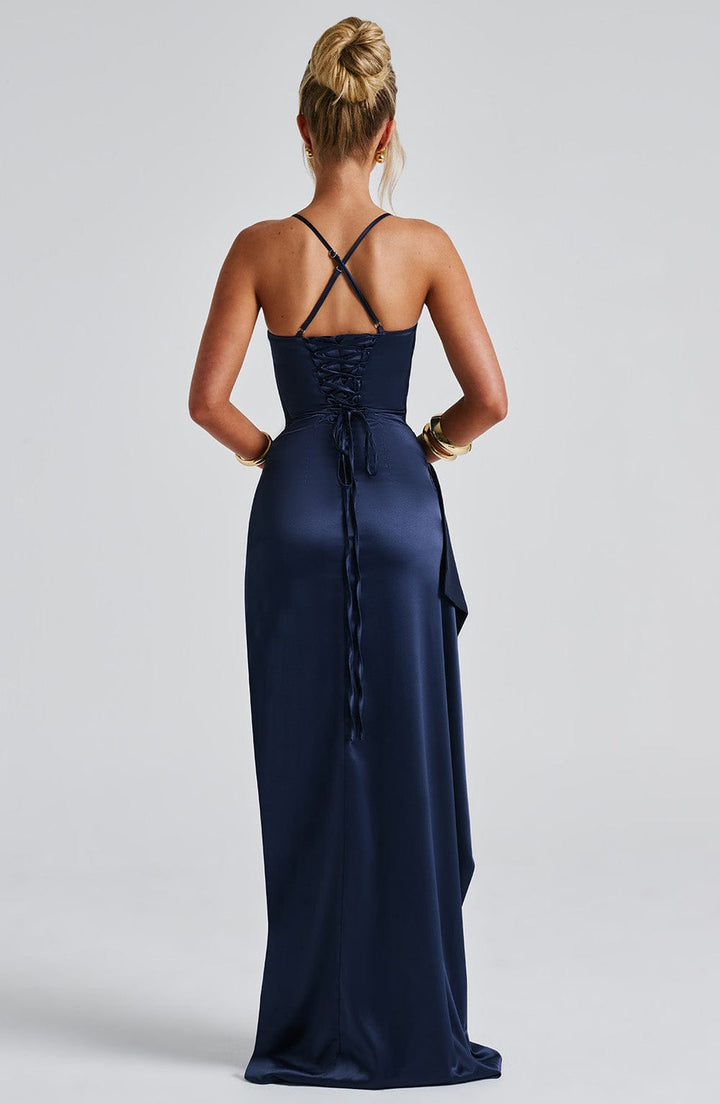 Lune London | Navy Blue Maxi Dress