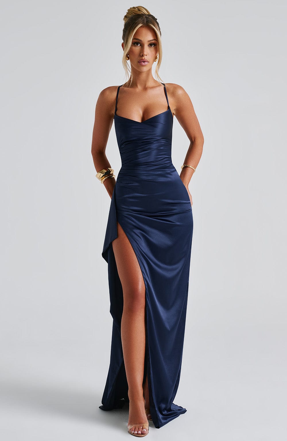 Lune London | Navy Blue Maxi Dress