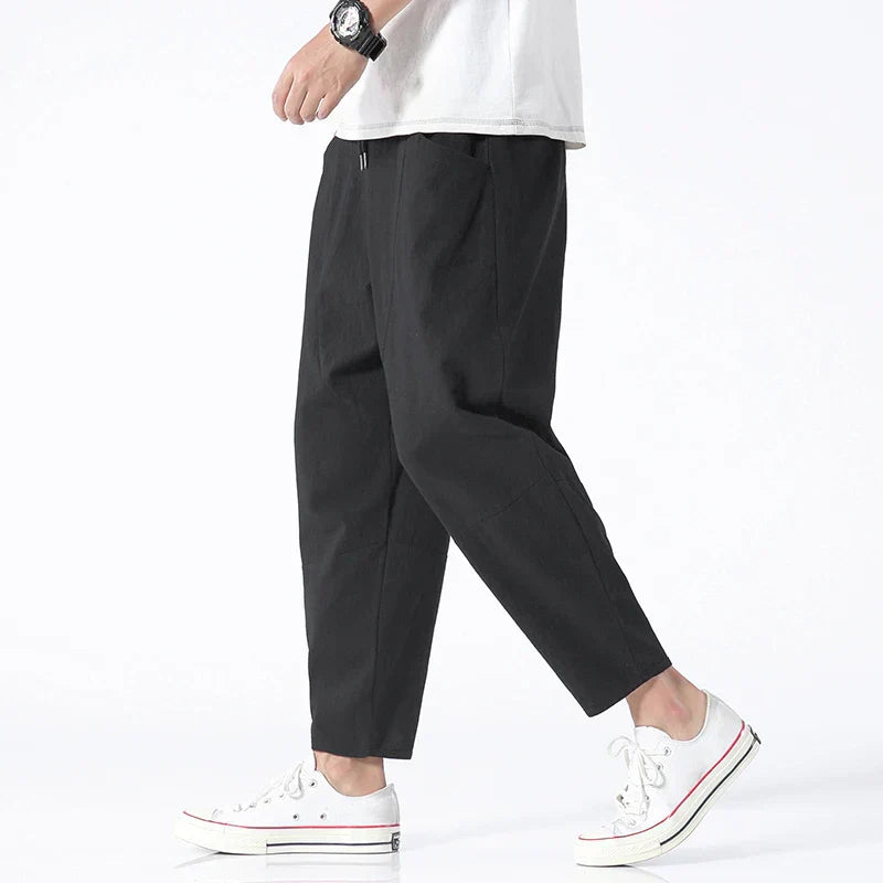 Chic Und Stil | Men's Baggy Pants Beige