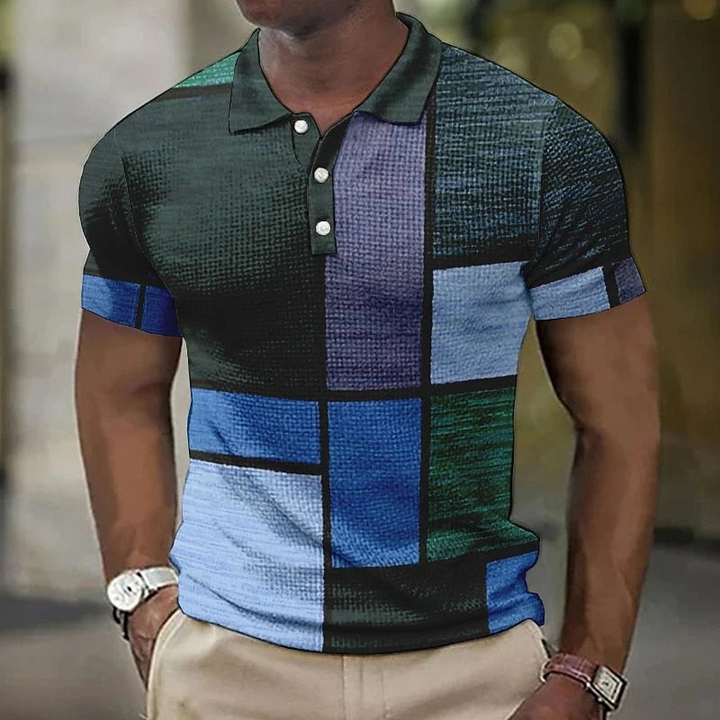 Chic Und Stil | Men's Short Sleeve Polo Shirt Printing
