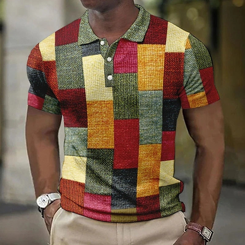 Chic Und Stil | Men's Short Sleeve Polo Shirt Printing