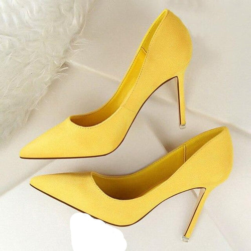 Amarae | Suede High Heels Pumps