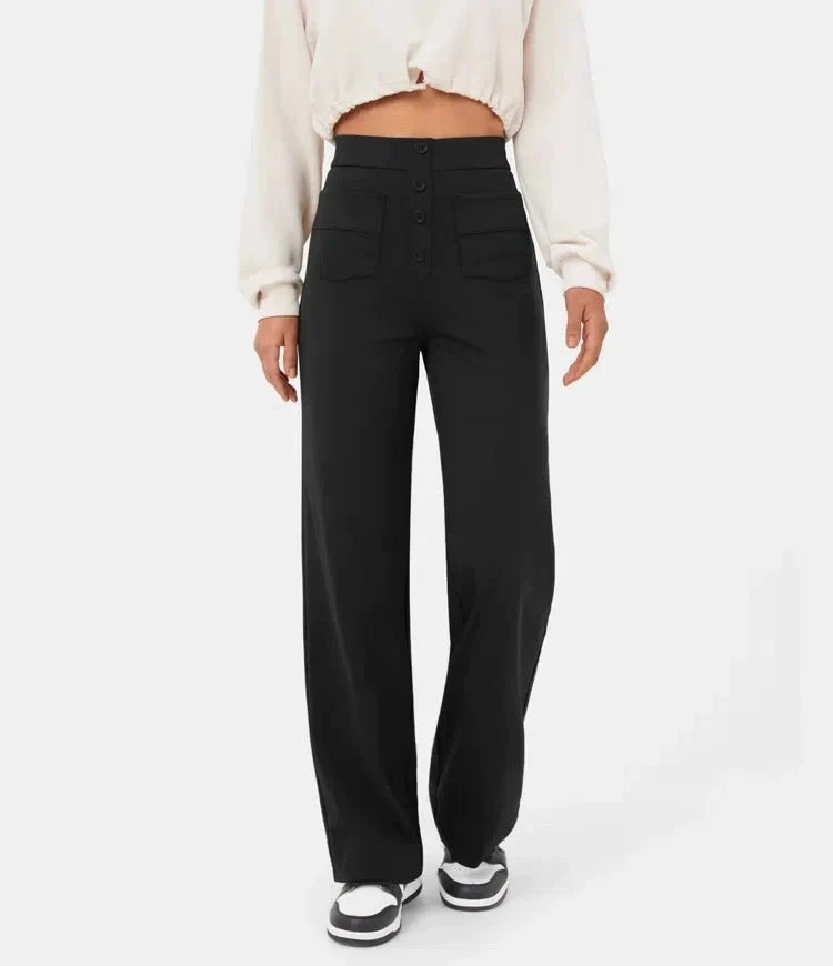 Lune London | High Waist Elastic Leisure Pants