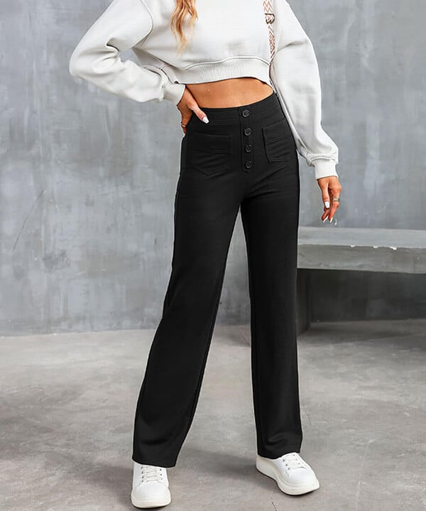 Lune London | High Waist Elastic Leisure Pants