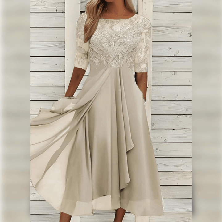 Lune London | Wedding Guest Dress Elegant Midi