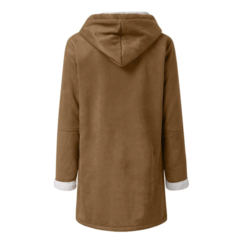 Amarae | Sheepskin Coat - Soft and Warm - Hood & Toggle Closure - Lined Comfort
