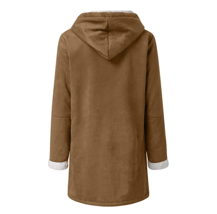 Amarae | Sheepskin Coat - Soft and Warm - Hood & Toggle Closure - Lined Comfort