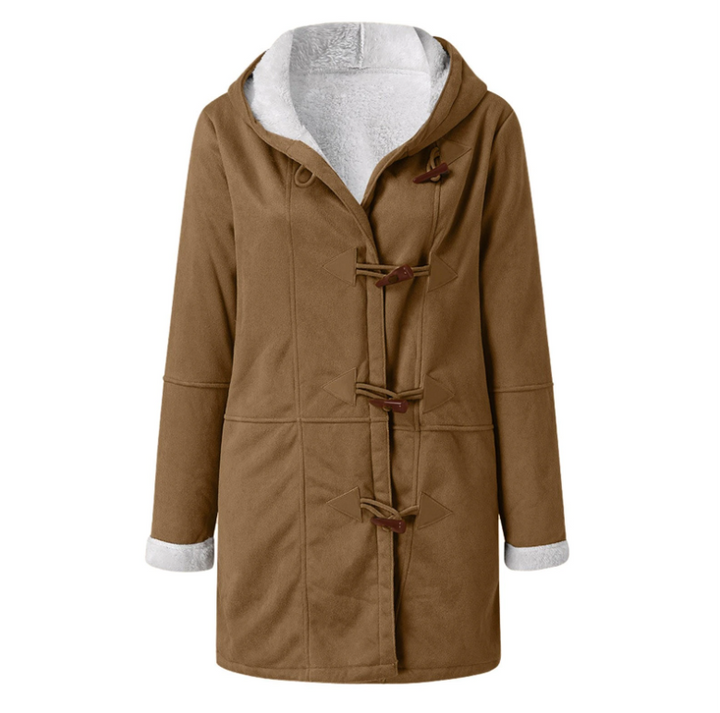 Amarae | Sheepskin Coat - Soft and Warm - Hood & Toggle Closure - Lined Comfort