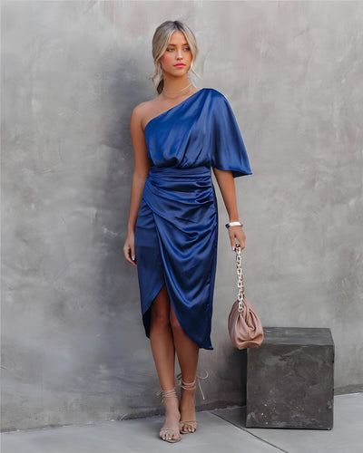 Amarae | Elegant One Shoulder Evening Dress