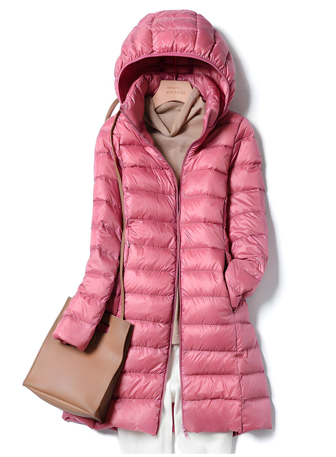 Lune London Long down jacket for women