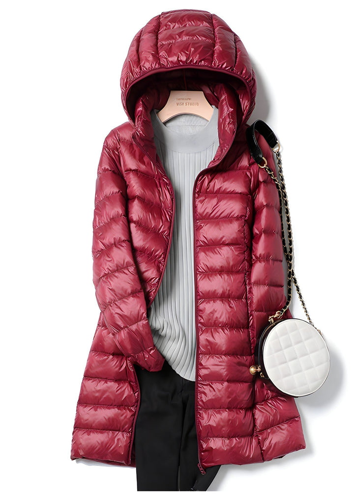Lune London Long down jacket for women