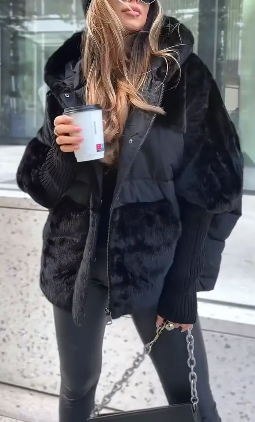 Lune London | Luxurious Modern Bomber Jacket with Hood