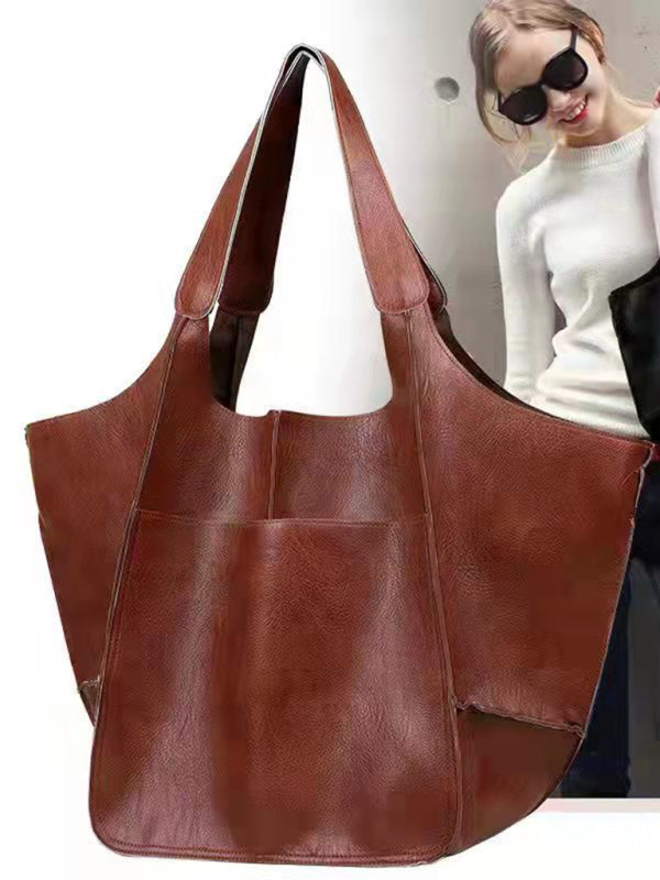 Lune London | Easy Large Bag Soft Leather Large Capacity One Shoulder Portable Tote Bag