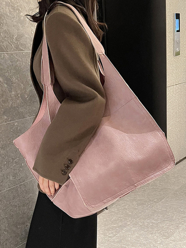Lune London | Easy Large Bag Soft Leather Large Capacity One Shoulder Portable Tote Bag