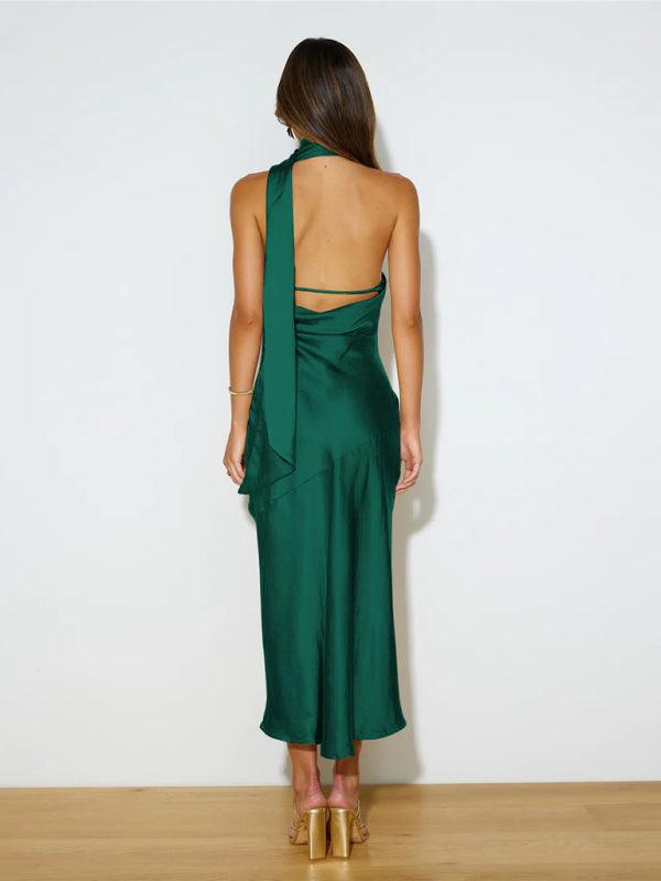 Lune London | Vibrant Halter Midi Dress