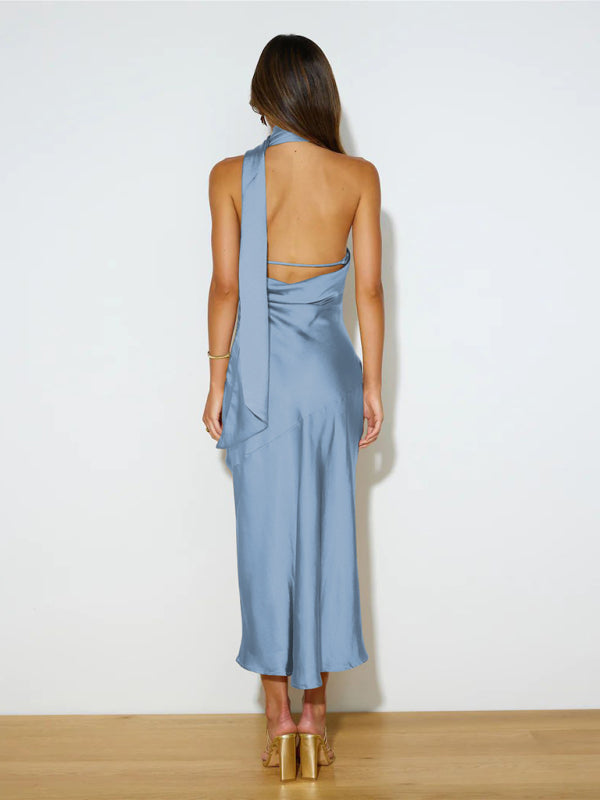 Lune London | Vibrant Halter Midi Dress