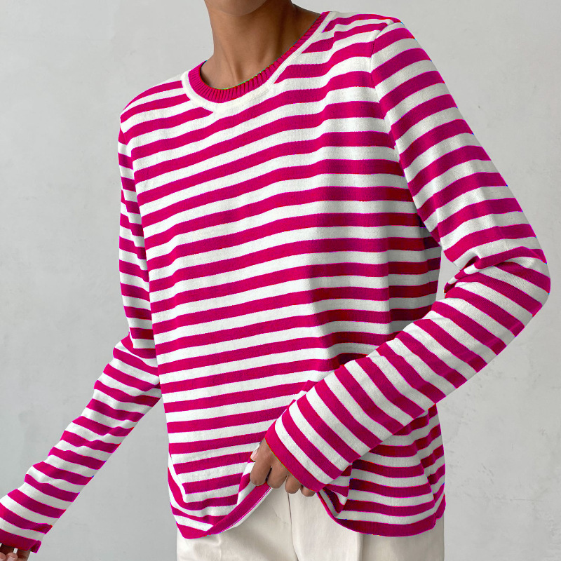 Lune London | Elegant Striped T-Shirt Light Fabric