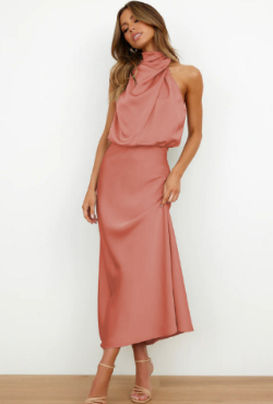 Lune London | Elegant Satin Dress