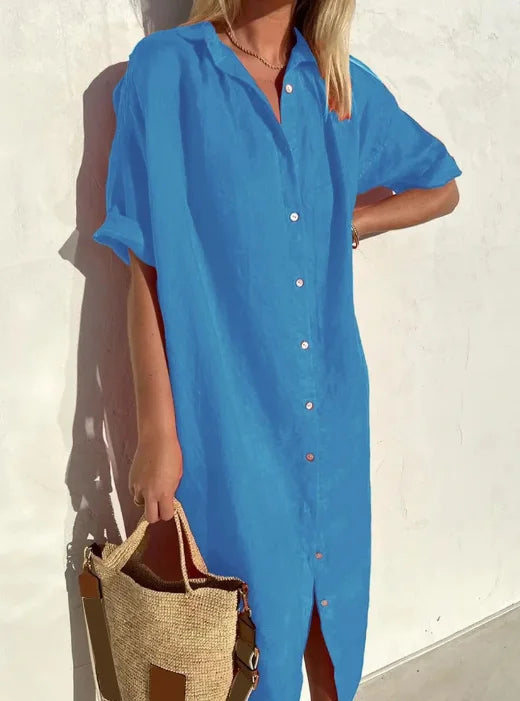 Lune London | Linen Shirt Dress