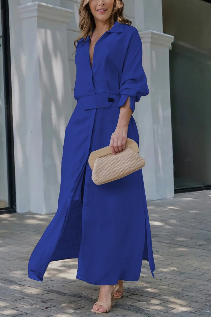 Lune London | Classic Linen Maxi Dress